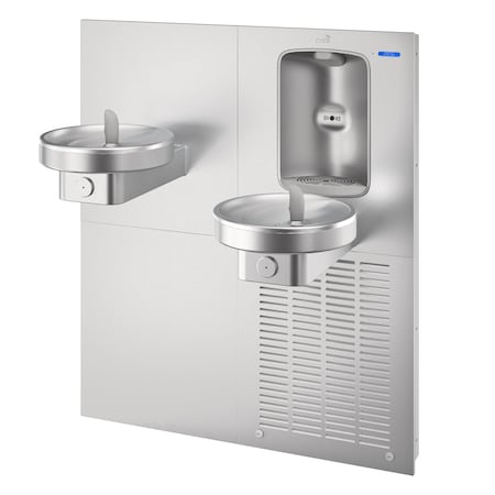 Oasis Bi-Level RadII Fountains W/ Integrated Electronic Bottle Filler, Refrigerated 8 Gph 507172