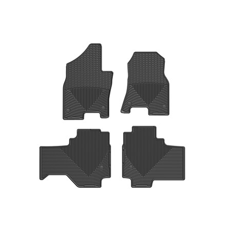 Weathertech Black, Front and Rear All Weather Floor Mats W506-W508