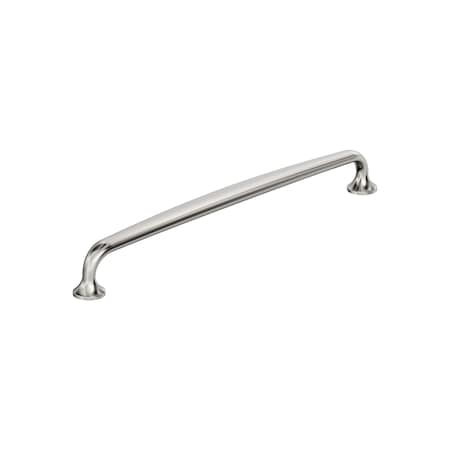 Amerock Renown 7-9/16 inch 192mm Center-to-Center Polished Nickel Cabinet Pull BP36986PN