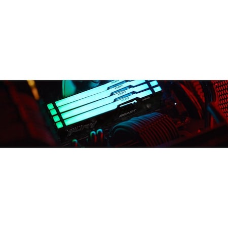 Kingston 16GB 5600MT/S DDR5 CL40 DIMM KIT OF 2 FURY BEAST RGB KF556C40BBAK2-16