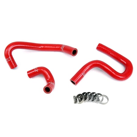 Hps Performance High Temp Reinforced Silicone Heater Coolant Hose Kit, Red,  57-1763-RED
