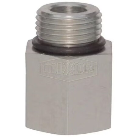 Dixon Pipe Adapter, 1-5/16-12 Nominal, Male O-Ring Boss x FNPT, Steel, Domestic 6405-16-20