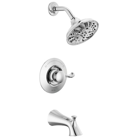 Delta Esato 14 Series Tub And Shower Trim With Rough In Chrome 144897