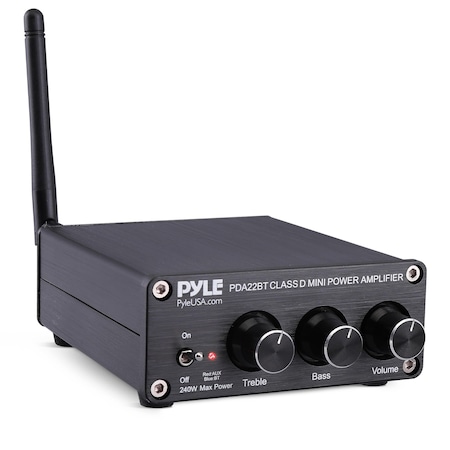 Pyle 240W Mini Bluetooth Home Stereo Amplifier PDA22BT