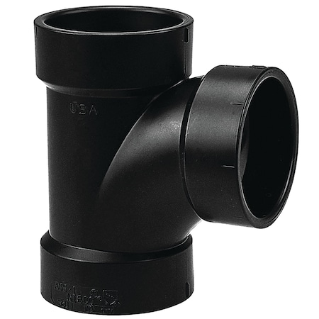 Nibco 5811R 6x6x4 Hub x Hub x Hub Sanitary Tee Abs I099450