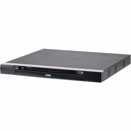 Aten 2 REMOTE & 1 LOCAL SIMULTANEOUS USERS, 24PORT CAT5 FHD IP KVM WITH VIRTUAL MEDIA KN2132VB