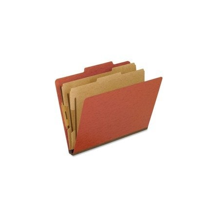 Pendaflex FOLDER, CLASSF, LTR, 2DIV, RED, 10PK 1257R