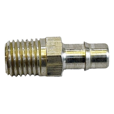 Mem-Co Straight, Aluminum, MNPT1/4", Tube3/16" 1/4B5-AL
