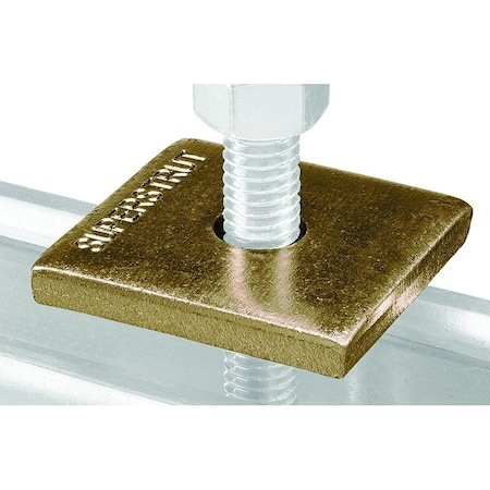 Superstrut 200 Square Conduit Washer, Stainless Steel, Gold, Galvanized ZAB2411/2-10