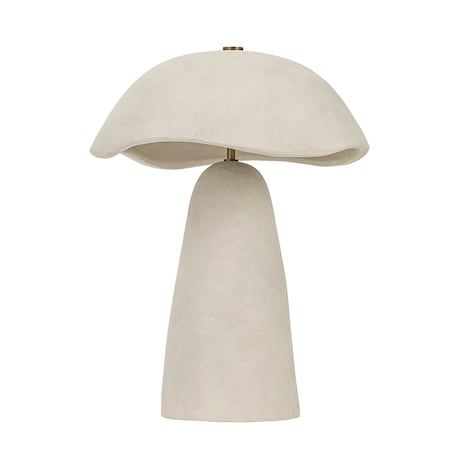 Troy Lighting Loft & Thought X Soloma 2 Light Table Lamp 16 In. Patina Brass/Ceramic Artisan White PTL1222-PBR/CAE