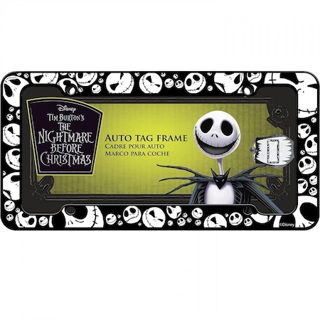 Nightmare Before Christmas Disney Jack Skellington License Plate Frame 834469