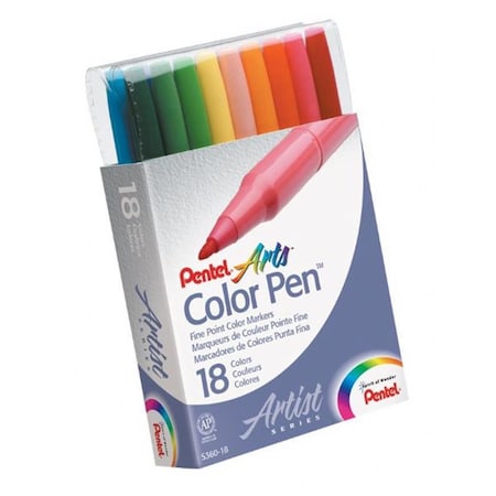 Alvin Alvin  Pentel Color Marker Set, 18PK S360-18