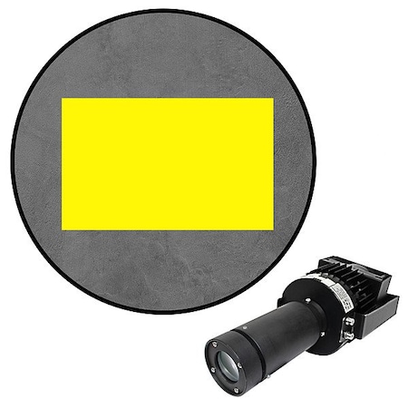 Visual Workplace LED Safety Walkway, 100 W, Yellow 66-3136-181050-PS150