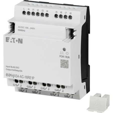 Eaton Controller, 24 V, 8 Inputs, 8 Outputs EASY-E4-UC-16RE1