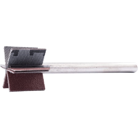 Pferd PFERD Bore polisher, 1in x 3/4, 1/4in shank, 150 Grit, Aluminum oxide 46415
