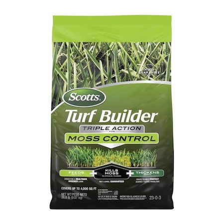 Scotts Turf Builder Moss and Fungus Control Lawn Fertilizer For Multiple Grass Types 4000 sq ft 38506