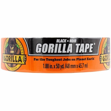 Gorilla Glue Gorilla 1.88 in. W X 50 yd L Black Duct Tape 108084