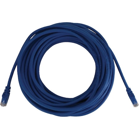 Eaton Tripp Lite Series Cat6a 10G Snagless Molded UTP Ethernet Cable RJ45 M/M, PoE, Blue, 50 ft. N261-050-BL