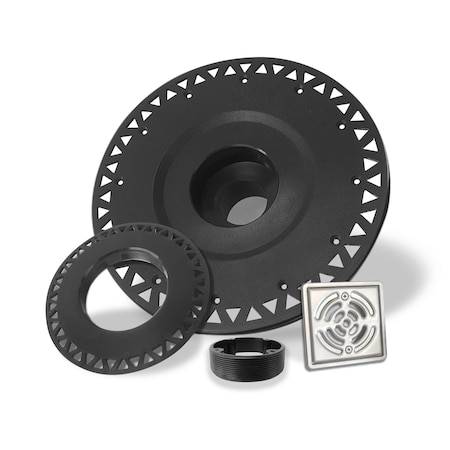 M-D Building Products PROVA DRAIN with Grate ABS TT8007STS03