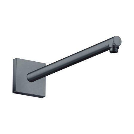 Axor ShowerSolutions Showerarm Square, 15" in Brushed Black Chrome 26436341