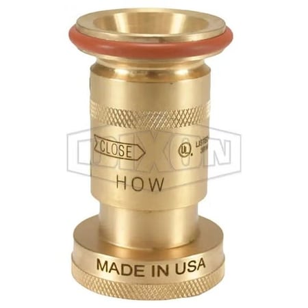Dixon BRASS FIRE NOZZLE ELEC 1 1/2 NST UL BFNE150NST-UL