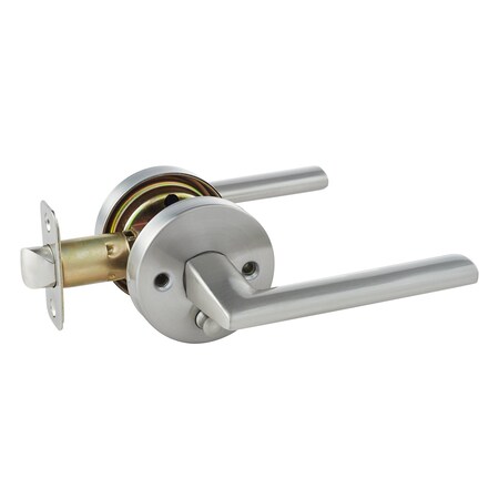 Sapphire Reliant Series Light-Duty Residential Tubular Lever, Grade 3 Privacy in Satin Nickel LS-REL40-US15