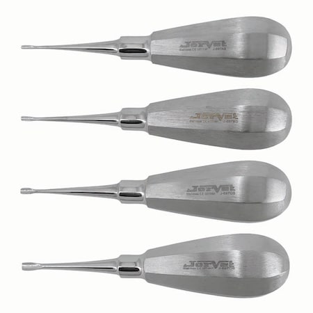 Jorgensen Laboratories Winged Elevator, Short Shank, 4PK J0897SS