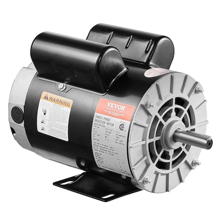 Vevor 3.7HP Air Compressor Electric Motor 230V 17.2A 3450RPM 56 Frame CW/CCW Rotation DP123756