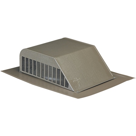Airvent Airhawk 50'' Weatherwood Galvanized Steel Slant Back Roof Vent RVG550G6