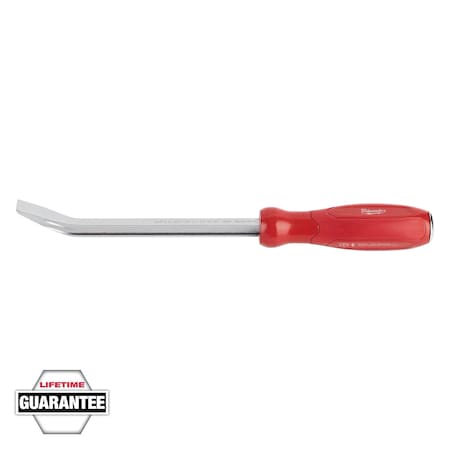 Milwaukee Tool Pry Bar, All Metal Core, Comfortable Tri-Lobe Handle, Corrosion Resistant, Hammer-Ready Strike Cap, 12 in 45-74-9212