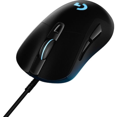 Logitech Logitech G403 HERO Gaming Mouse - Optical - Cable - Black - USB - 6 Button(s) 910-005630