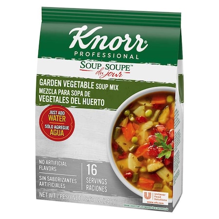 Knorr Professional Soup du Jour Garden Vegetable Soup Mix, 8.7 ounce, 4PK 84126803