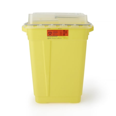 Bd Chemotherapy Waste Container Yellow Base 26-1/4 Hx20 Wx14-3/4 D Inch 19 Gallon 305613