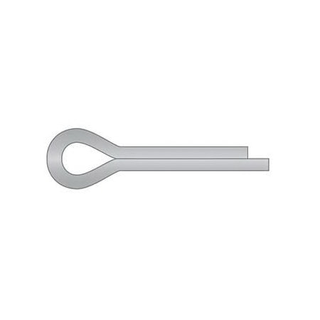 Huyett Cotter Pin, 300 Stainless Steel, 0.109 in Dia x 1.500 in Effective Length CPS-109-1500