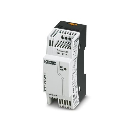 Phoenix Contact STEP-PS/ 1AC/24DC/0.75 Primary-switched 2868635
