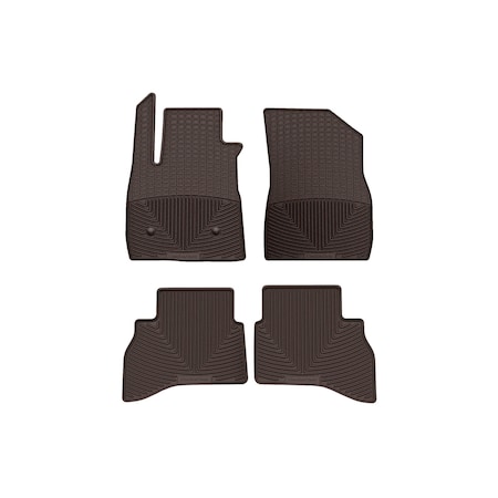 Weathertech Cocoa, Front and Rear All Weather Floor Mats W556CO-W560CO