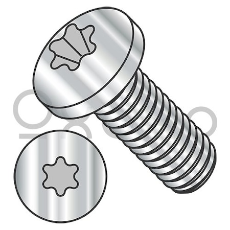 M2-0.4X6 ISO14583 Metric 6 Lobe Pan Machine Screw Full Thread A2 Stainless Steel, 10000PK