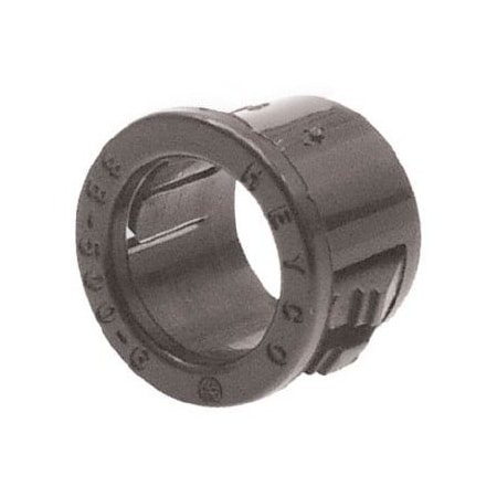 Heyco Snap Bushing Black, 0.875 in. Hole, 500PK 2116