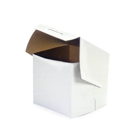 Nashville Wraps 4x4x4 White Cupcake Bakery Boxes, 1-piece Lock Corner, 200PK BBWH444