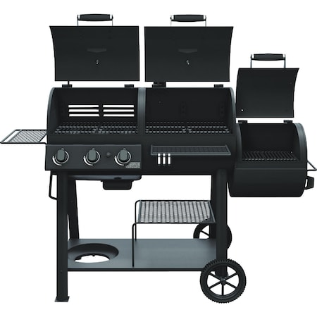Oklahoma Joes Canyon Combo Charcoal/Gas Smoker & Grill 24203004
