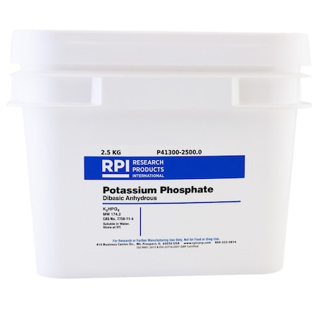 Rpi Potassium Phosphate, Dibasic, Anhydrous, 2.5 Kilograms P41300-2500.0