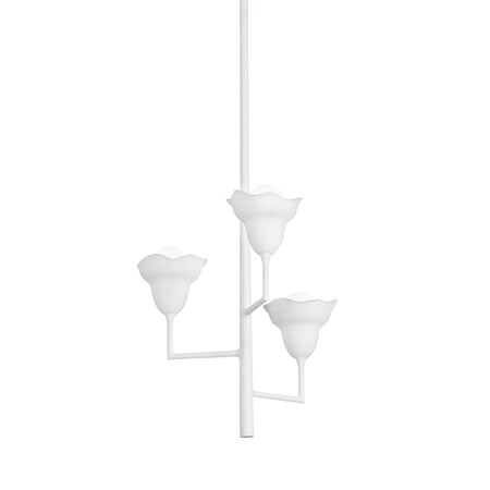 Hudson Valley Lighting Alora 20.25 in. Chandelier White Plaster 1283-WP