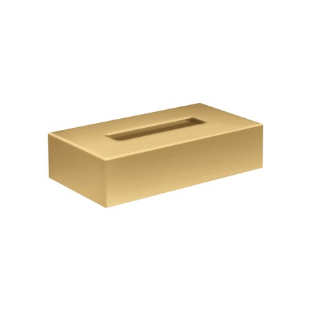 Axor Universal Circular Tissue Box in Brushed Gold Optic 42873250