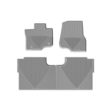 Weathertech Grey, Front and Rear All Weather Floor Mats W345GR-W346GR