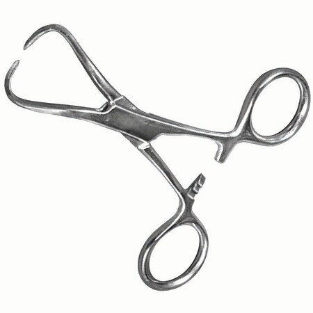 Jorgensen Laboratories Backhaus Towel Clamp, German 5 1/2" J0081BW