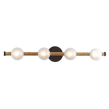 Troy Lighting Nomad 4 Light Bath And Vanity 32 In. Bronze B7264-BRZ