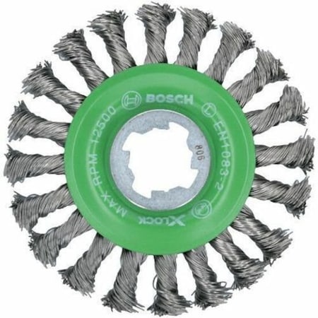 Bosch Wire Wheel Brush, 4-1/2" dia. Brush WBX429