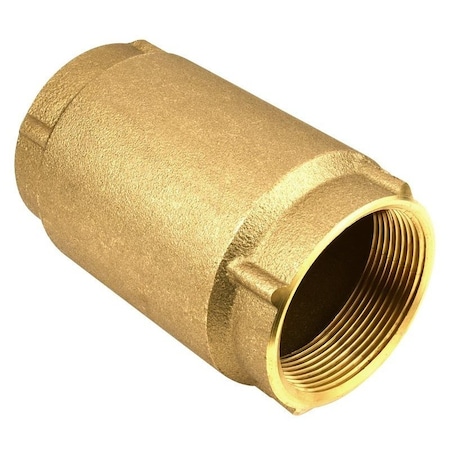 Water Source CV-200NL Check Valve, 2 in, 200 psi Pressure, Brass Body CV200NL