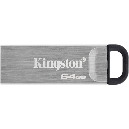 Kingston DTKN-64GB 64GB USB 3.2 Gen 1 DataTraveler Kyson Flash Drive, Silver DTKN/64GB