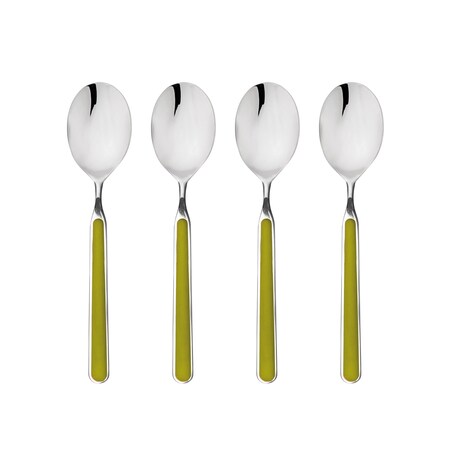 Mepra Fantasia Coffee Spoon Set - 4 Pcs. - Olive-Green 10Q744407